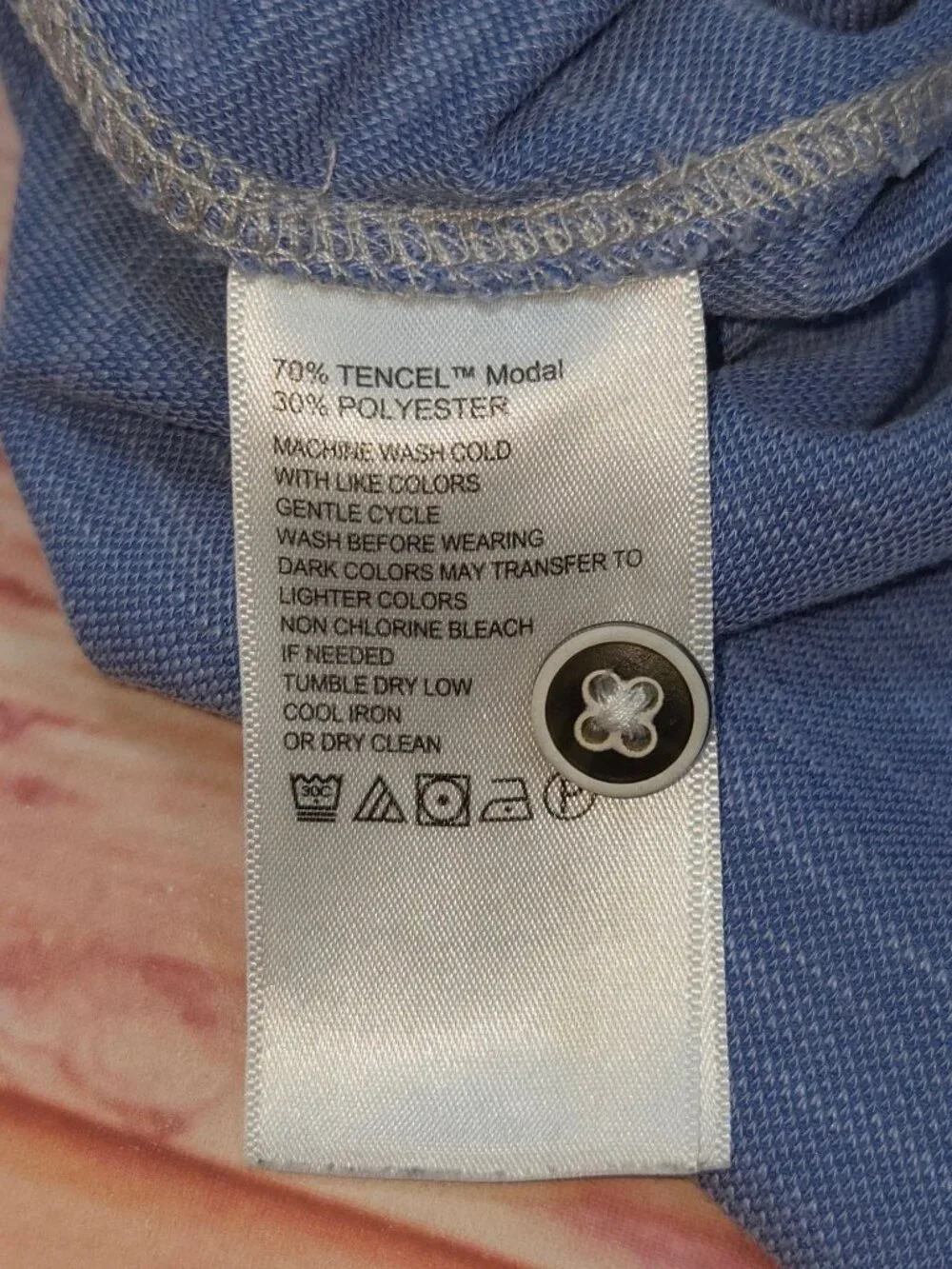 Tommy Bahama Mens Blue Polo Shirt Large Large